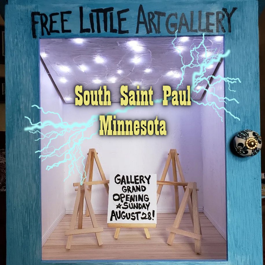 map_flags's tweet photo. SSPAC = Supersonic Personal Air Conveyance? Nope! It's the South Saint Paul Arts Council, whose new FLAG opens today! Pleased to find a brand new gallery, and excited this one is local for me. I'll drop off a few things! #mapofflags #freelittleartgallery #southsaintpaulmn https://t.co/Ytzdlqscq2