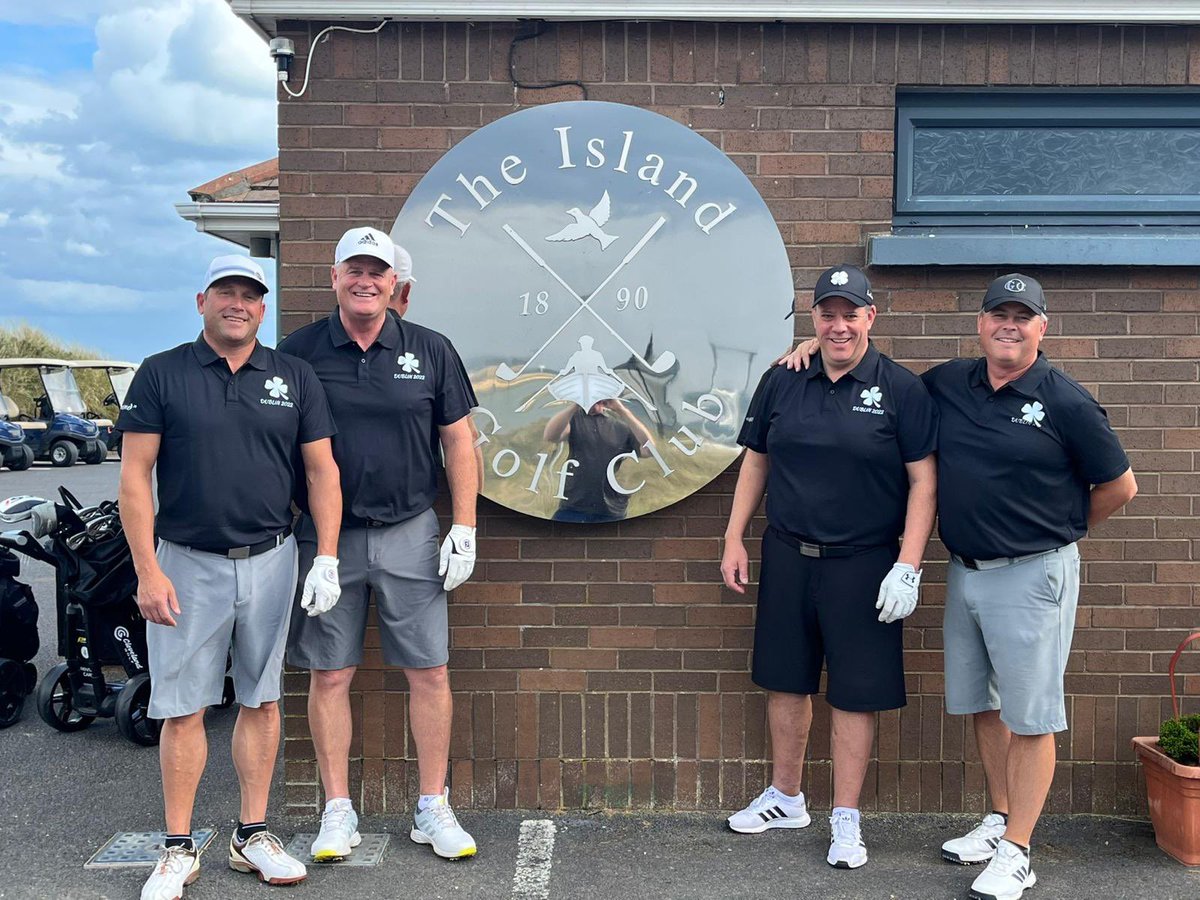 Nothing like finding a rainbow on your last hole golfing in Ireland with the lads and the BW Masters ball #theIslandGC