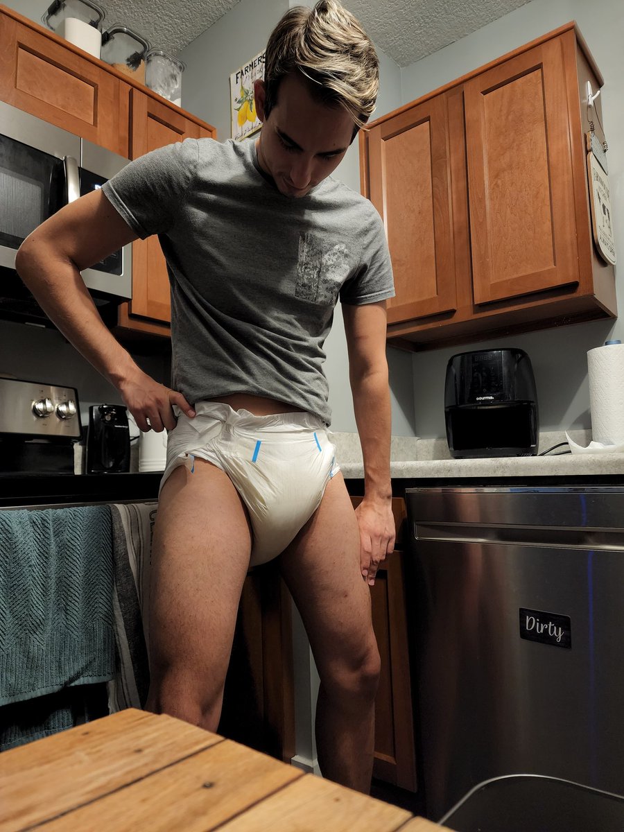 My Trest diaper is barely hanging on after all my Sunday soggg.