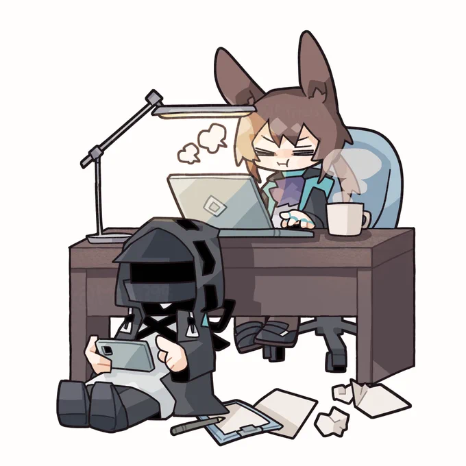 仕事おサボりドクター #アークナイツ 