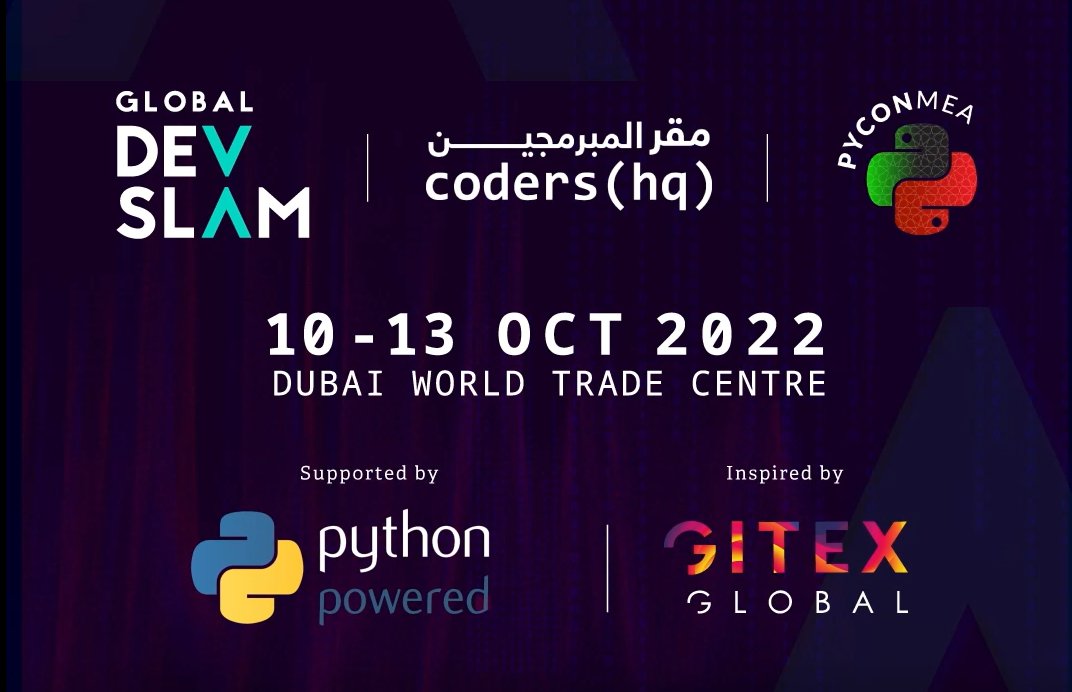 tahawultech's tweet photo. 3, 2, 1…. Slam 🥽💻
Building the framework for a growing digital community like never before, Global DevSlam will be THE place to learn, share, connect &amp; grow.
https://t.co/SaNk1NoP3X
#GlobalDevSlam #Coding #YouthProgramme #Pycon #Devops #JavaTalks #GITEXGLOBAL  #Dubai #UAE https://t.co/odWUts3X38