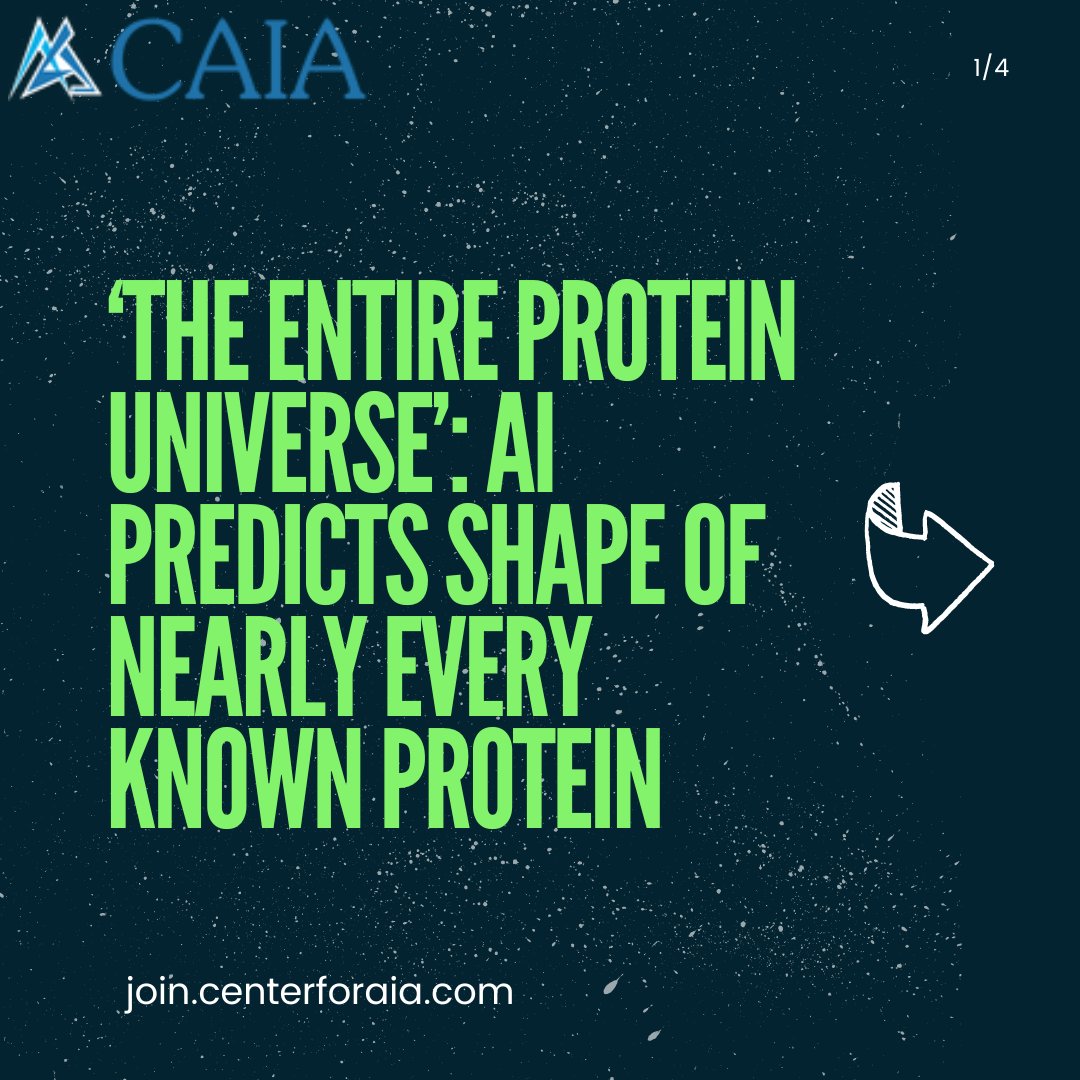 Centerforaia_'s tweet photo. DeepMind's protein-folding AI cracks biology's biggest problem!

DeepMind is owned by Alphabet, Google’s parent company.

To know more visit: https://t.co/TxtgURTx6M

#artificialintelligence #machinelearning #protein #biology #technology #science  #deepmind #alphabet #google https://t.co/hBtHopL3dn