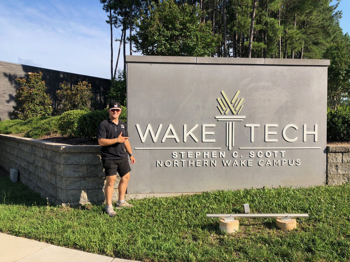 BaseballTrock's tweet photo. Excited to announce my commitment to play baseball at @waketechbsb after this upcoming senior year! Thank you @CoachDudley13 for the amazing opportunity! I can��t wait to play for you again. @waketechsports https://t.co/gN32OPKdB2
