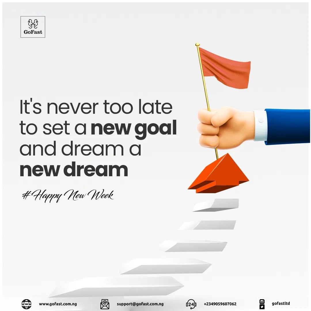 Gofastltd's tweet photo. Those things you set out to achieve this year can still be achieved this year, It is never too late to achieve them. Set a plan and work toward it.

#gofast #gopaii #MondayMotivation https://t.co/xhxV9TWjh0
