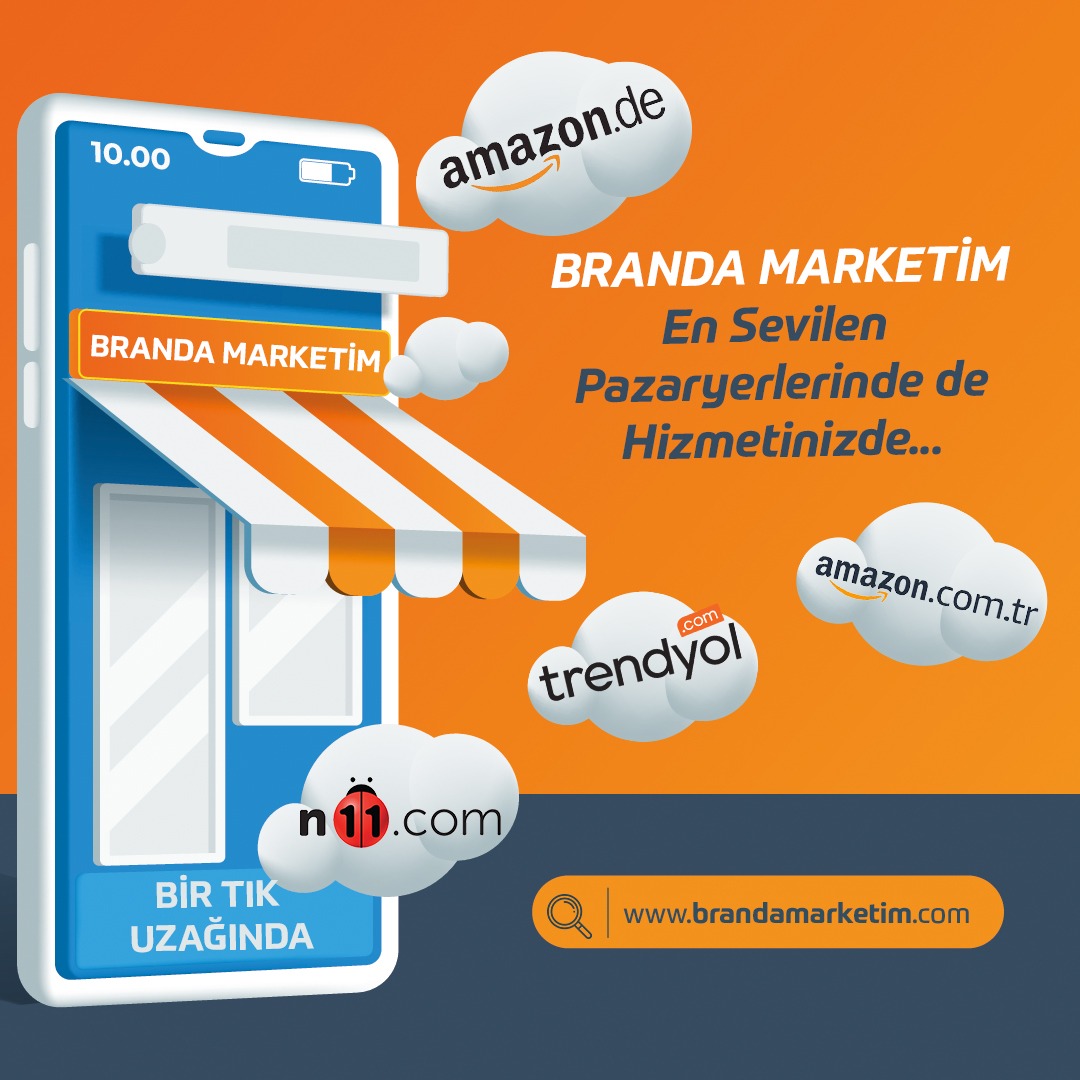 BRANDA MARKETİM EN SEVİLEN PAZARYERLERİNDE DE HİZMETİNİZDE!

👉Sipariş Hatları: (0324) 404 01 23 / (0552) 395 51 75

#brandamarketim #tenteaksesuarları #branda #tente #pazaryeri #onlinesatış #eticaret #trendyol #n11 #amazontr #amazon #amazonde #amazoneurope #amazonavrupa