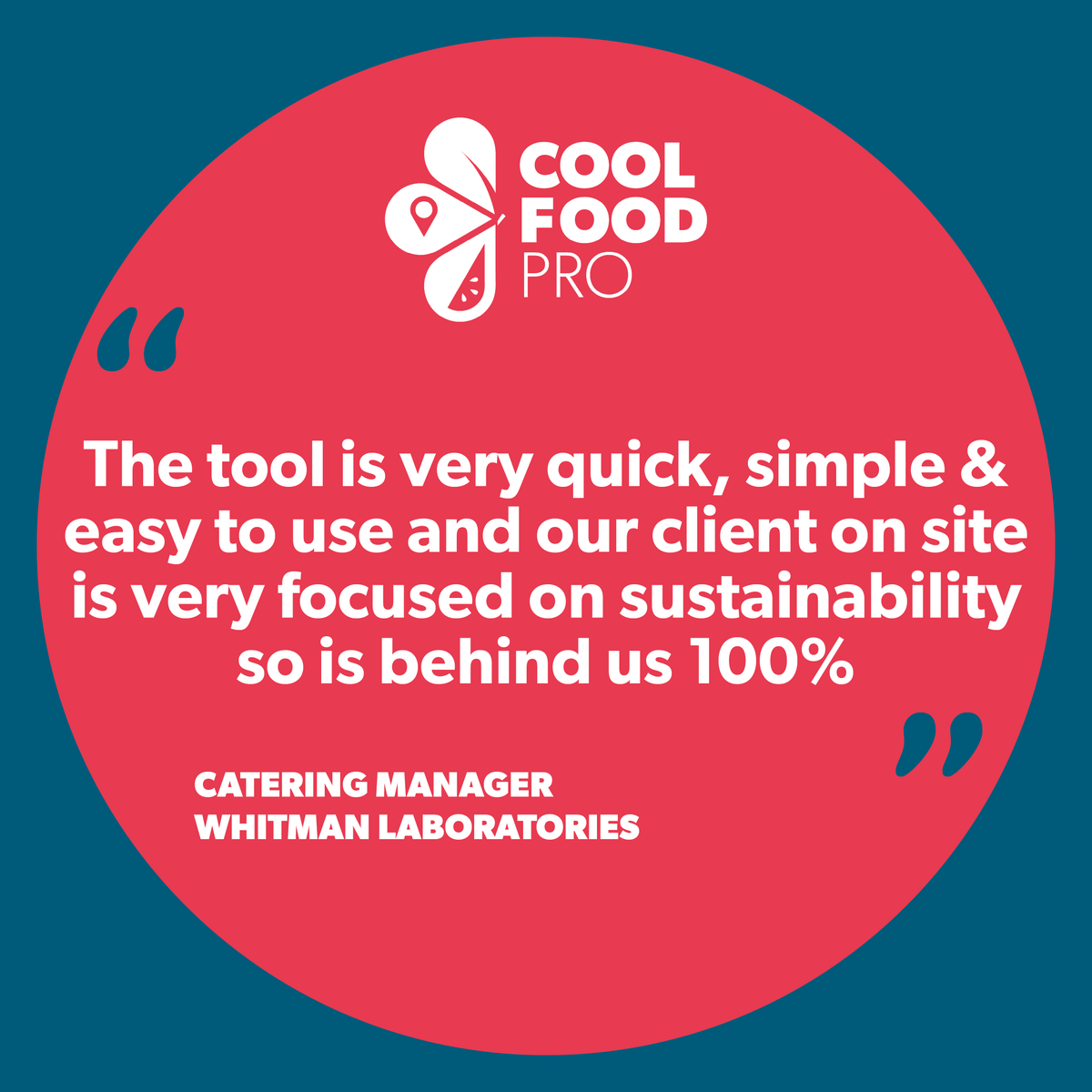 coolfoodpro's tweet photo. "The tool is very quick, simple &amp; easy to use and our client on site is very focused on sustainability so is behind us 100%" Catering Manager - Whitman Laboratories

#CoolFoodPro's carbon calculator is designed for caterers like you 🧑‍🍳

Learn more👉https://t.co/RjO1HJvcL2 https://t.co/sboxMJn6bH