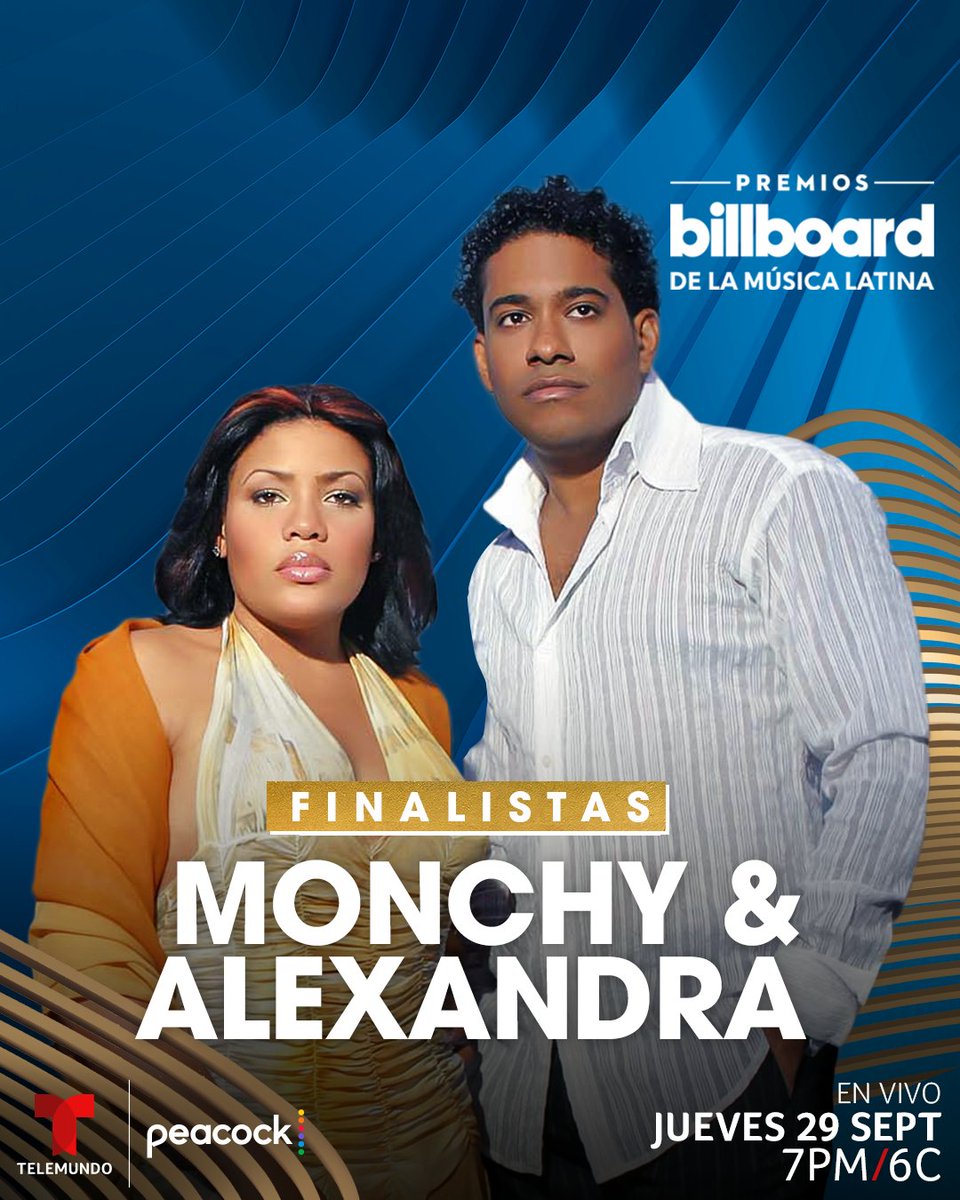LatinBillboards's tweet photo. 💃 ¡Atención bachateros! #Monchy &amp; #Alexandra están nominados como "Artista Tropical del Año, Dúo o Grupo" en los @LatinBillboards. 

Conoce la lista completa en el link de la nota https://t.co/GQCyqPA4cB #Billboards2022 https://t.co/fsTioeWhUR