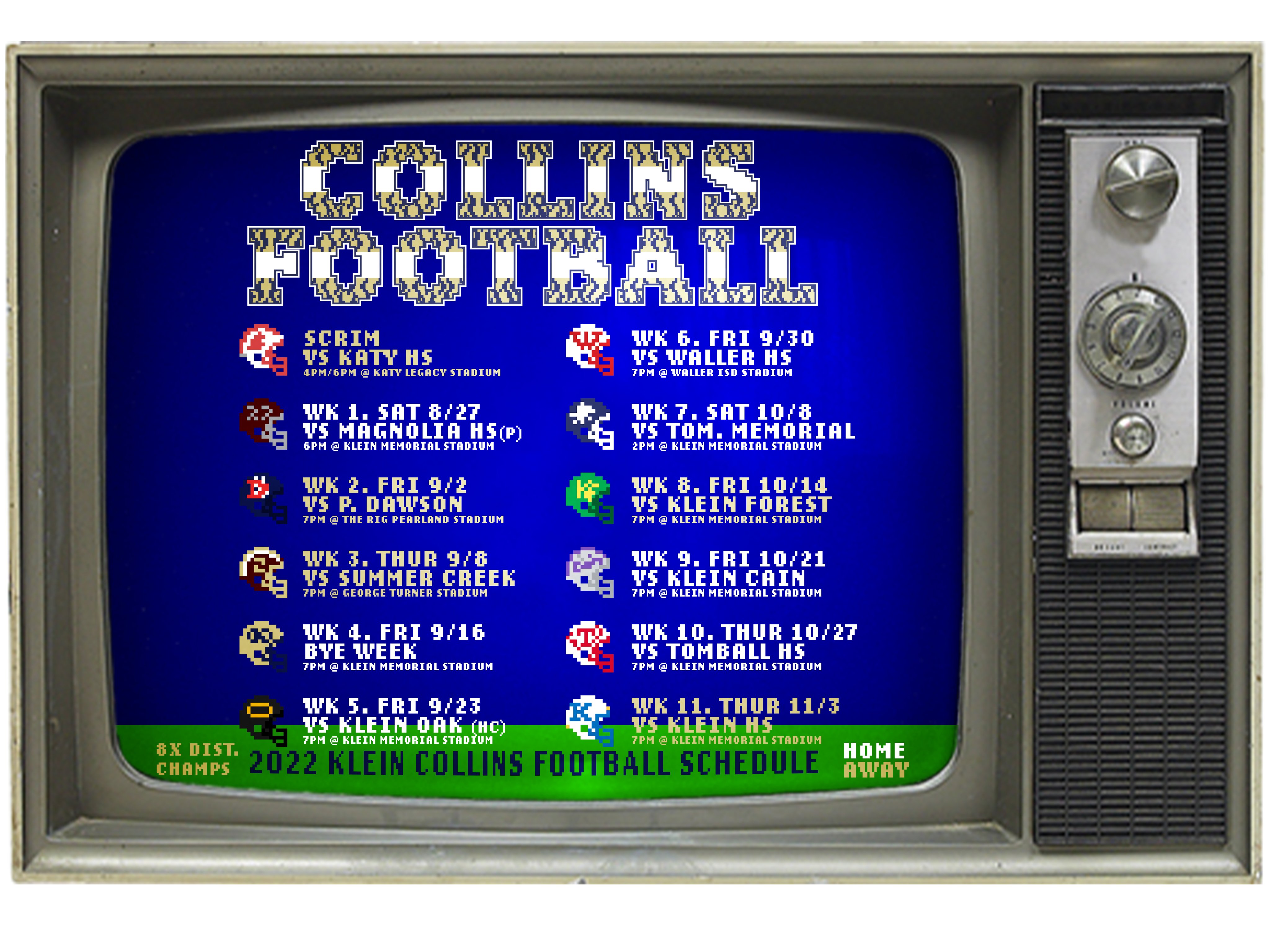 KleinCollinsFootball on Twitter "RT KCTigerFootball Week 1 is