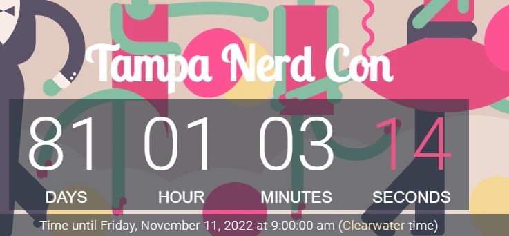 TampaNerdCon's tweet photo. We are in the final stretch. Less than 3 months left until the first Tampa Nerd Con. Sign up for your favorite games before the seats are full.😃 https://t.co/1g2b2CDPrT