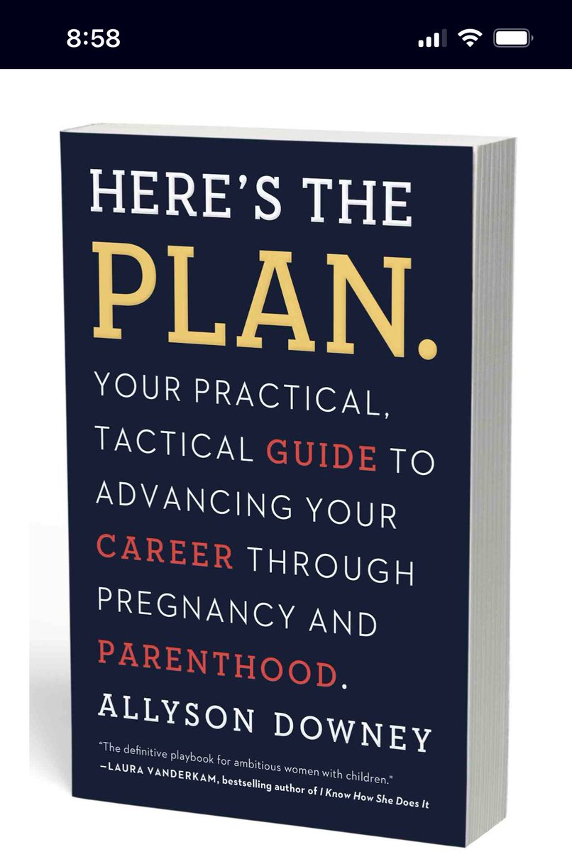 lexlanham's tweet photo. my friend who is on maternity leave just discovered that I was quoted in this book 😆 #herestheplan @AllysonDowney https://t.co/WGUMPdZT6D