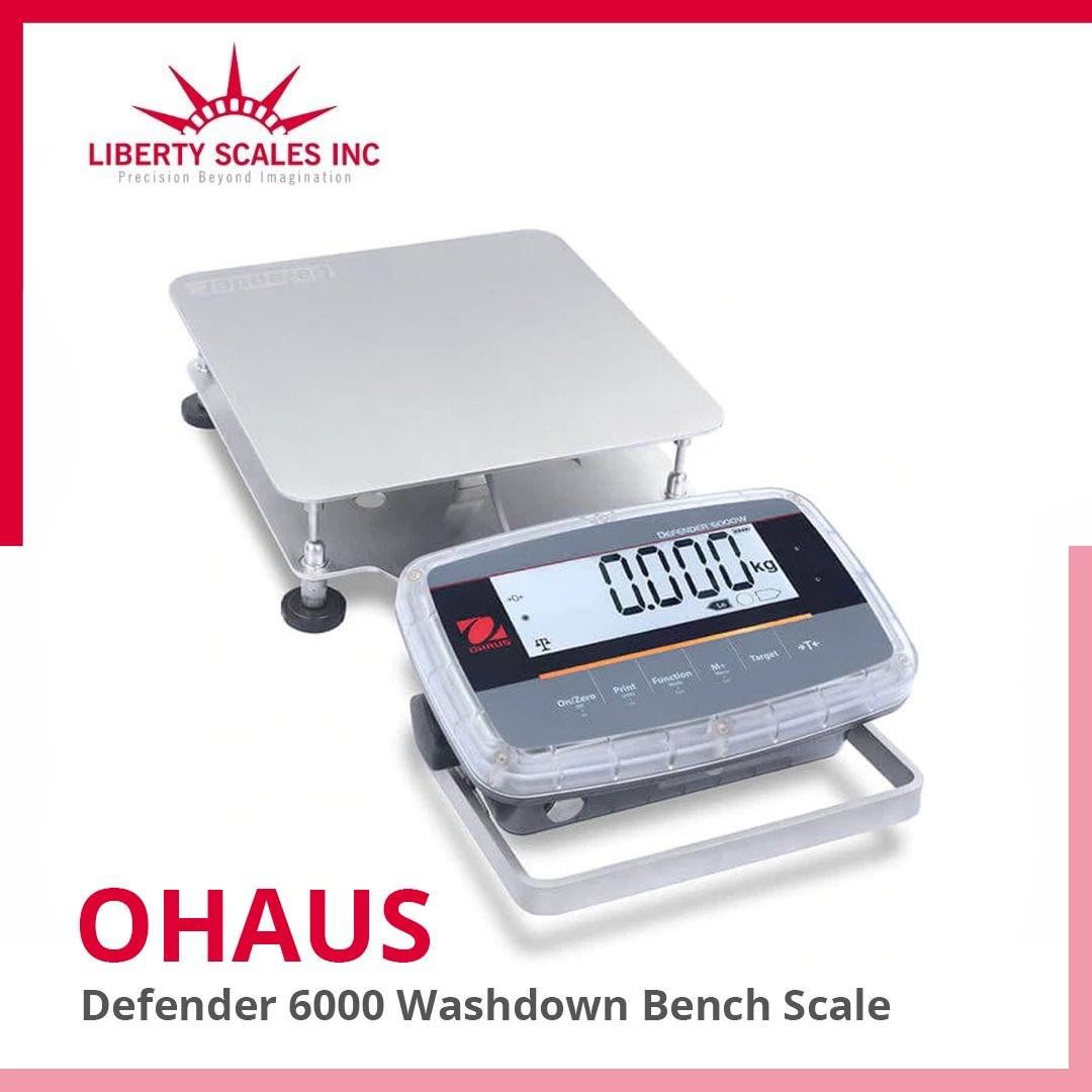 ScalesLiberty's tweet photo. 🎯🎯🎯Ohaus Defender 6000 Washdown Bench Scale i-D61PW25K1R5, Legal for Trade, 50 lb x 0.005 lb
SHOP NOW➡️➡️➡️ https://t.co/Xci86red31
#LibertyScales #Ohaus #BenchScales #OhausScales #IndustrialScales #PortableScales #WashdownScales #DefenderSeries https://t.co/W4qoJEh3XH