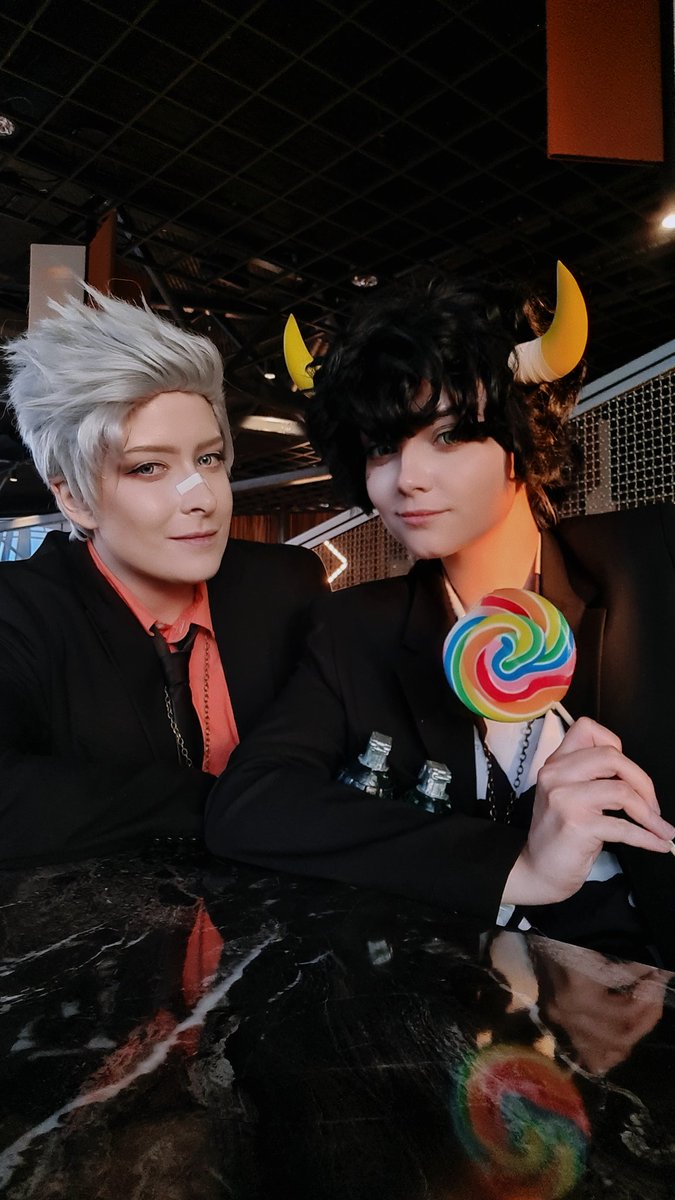 HeliPeach's tweet image. My Vongola Famiglia &amp;lt;3
Torucon 2022
@96vilde @Sophieriis @Mathilde_Sommer #katekyohitmanreborn #lambocosplay