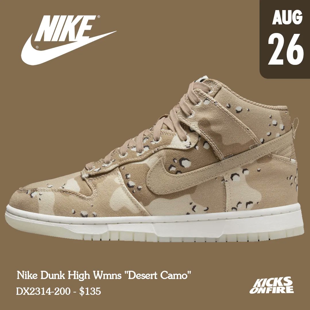 Initial thoughts on the Nike Dunk High Wmns "Desert Camo?"