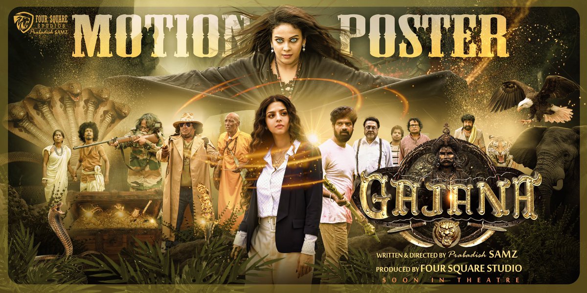 AnEventManager's tweet image. Here’s the Motion Poster of #Gajana youtube.com/watch?v=G_l5so
💰🎬 @LIONSatishSamz 
🌟ring @Vedhika4u @ActorInigo @Dop_gopids @Vjpw_101 @acurajamani  @rjvmusical
@IamChandini_12 @iYogiBabu 
@im_rajendran 
@Bjornsurrao