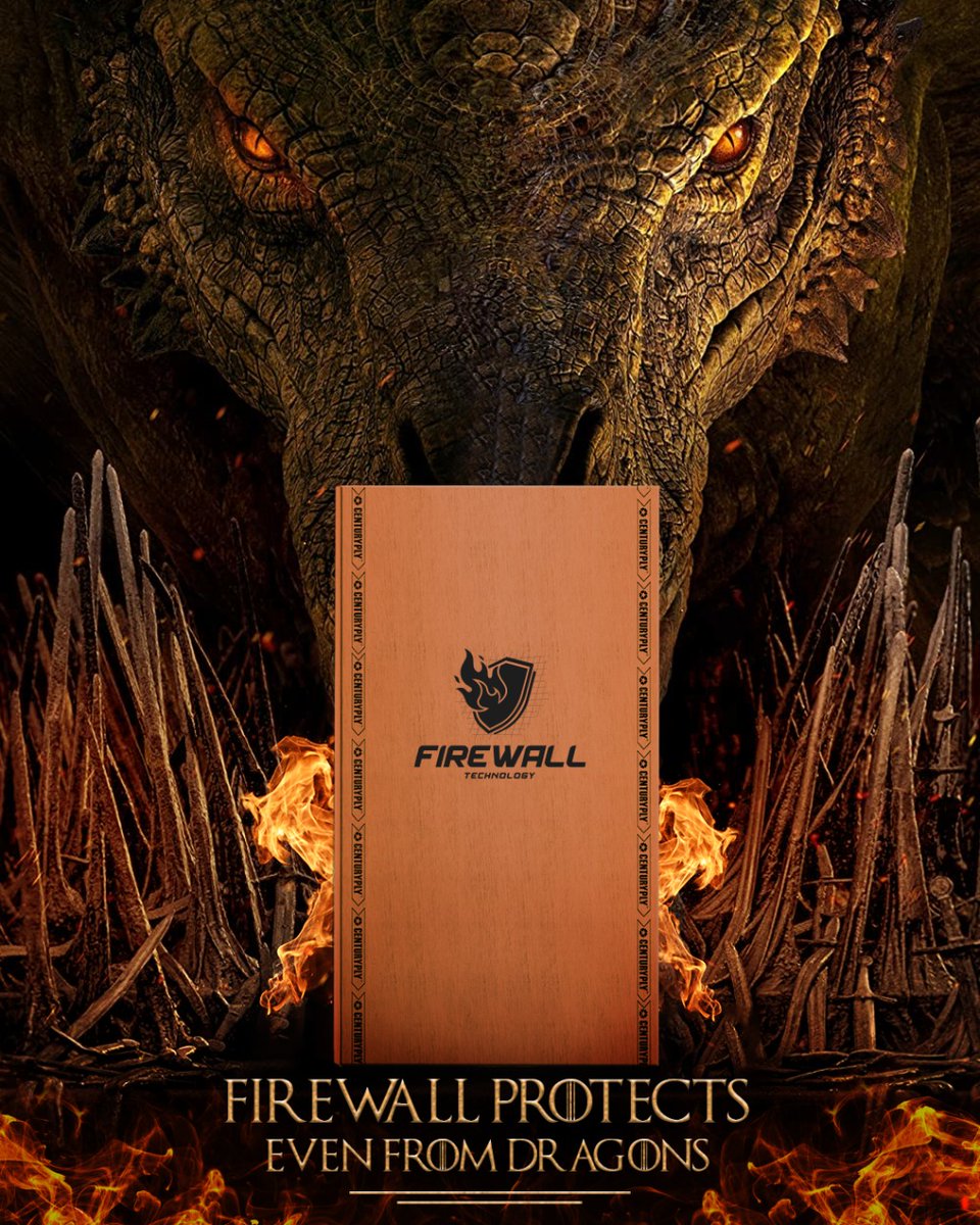CenturyPlyIndia's tweet photo. Even Dragons use Firewall for their houses ;) #houseofdragon

#CenturyPly #HomeswithCenturyPly #FirewallTechnology #FirewallTechnologyPlywood https://t.co/0nZZj9QePy