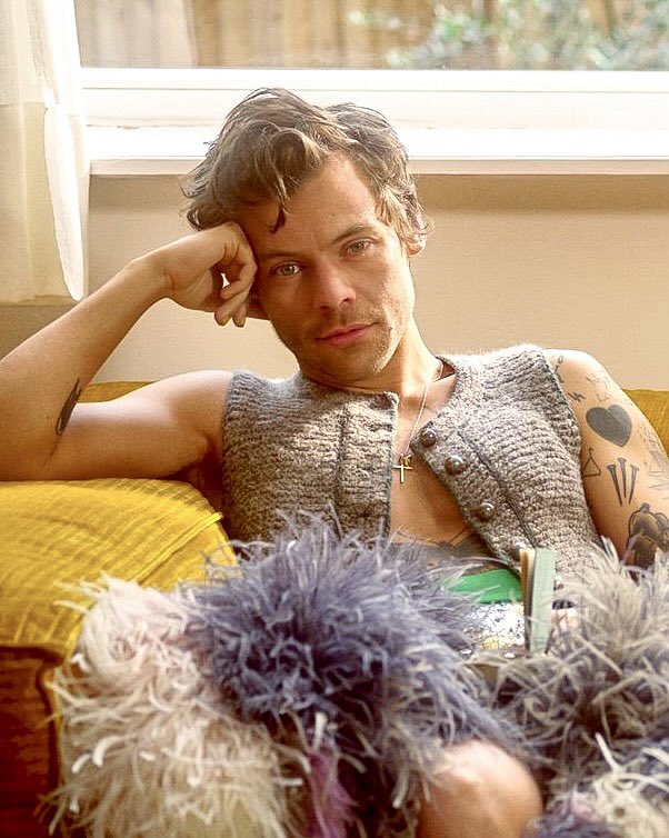 theharrylibrary's tweet image. Harry Styles for Rolling Stone