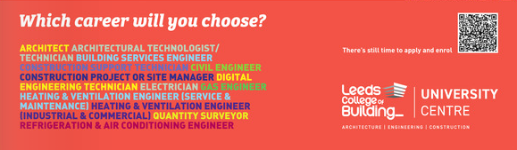 Leeds College of Building (@weare_lcb) on Twitter photo We're delighted to be a part of <a href="/MailMetroMedia/">Mail Metro Media</a>'s A-Level feature 2022 π
View current courses, career options available for you, student success stories and information & advice on careers in construction.
π bit.ly/3CbAMZn
#ALevel #Careers #Options #BuildYourFuture We're delighted to be a part of <a href="/MailMetroMedia/">Mail Metro Media</a>'s A-Level feature 2022 π
View current courses, career options available for you, student success stories and information & advice on careers in construction.
π bit.ly/3CbAMZn
#ALevel #Careers #Options #BuildYourFuture