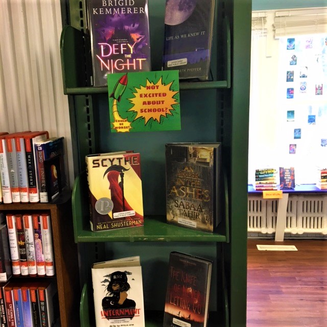 UDLibs's tweet photo. Feeling some trepidation about the coming school year? Don't worry, we've got that vibe covered.
#udlibs #udtl #teens #books #dystopian https://t.co/3uTqi98L8M