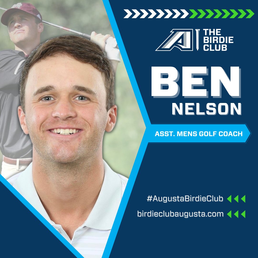 Welcome Ben Nelson, new Assistant <a href="/AUG_Golf/">Augusta University Golf</a> coach from Mississippi State <a href="/HailStateMG/">Mississippi State Men’s Golf</a>! "I am confident in what Coach Paine and I are going to do to get Augusta University back to where we belong." Nelson joins the Jags staff for 2022-23! #GoJags