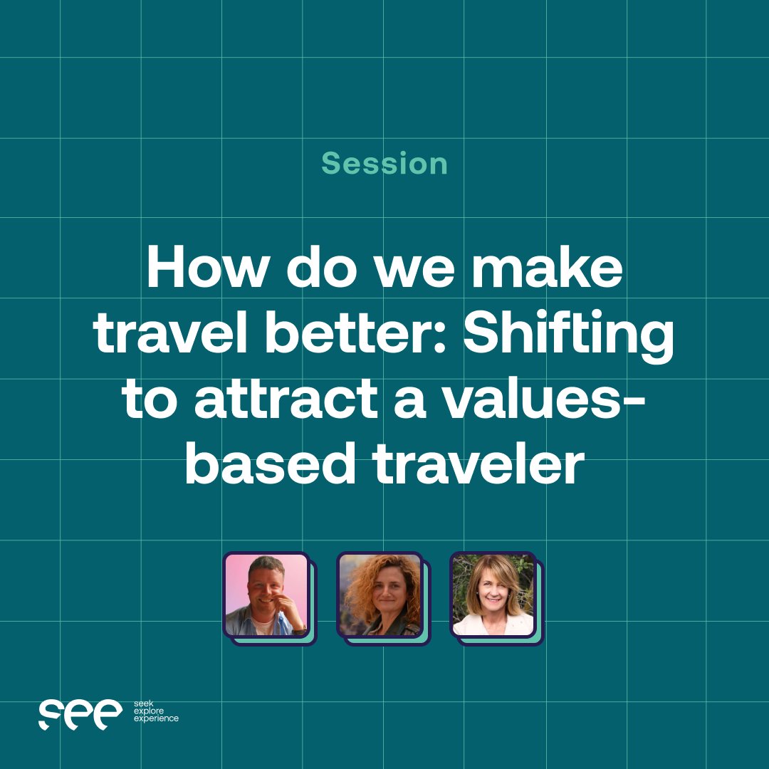 Join Cathy Ritter of Better Destinations, <a href="/elkedens/">Elke Dens</a> of <a href="/travelTF/">Travel Foundation</a>, and Rory Archibald of <a href="/VisitScotland/">VisitScotland</a> &amp; <a href="/New_Intent/">New-Intent</a> at #SEE2022 to hear about engaging local residents, crafting memorable experiences &amp; influencing travel behavior. ✨ Buy your tickets here: hubs.li/Q01hhmrc0