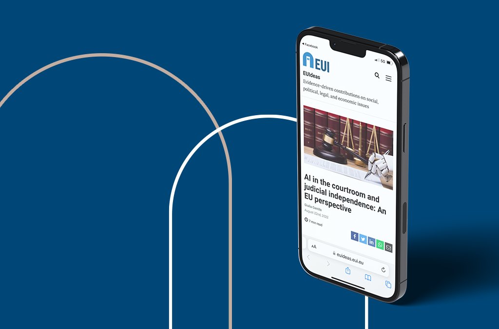 European University Institute (@eui_eu) on Twitter photo #EUIdeas is back!✍️
In a new blog post, EUI Visiting Scholar through <a href="/CIVICA_EU/">CIVICA The European University of Social Sciences</a>, @gentile_giulia explores the many challenges that the promised benefits of #AI-assisted courts pose to the fundamental principle of judicial independence.
Read it now ➡️ loom.ly/ik75zf0 #EUIdeas is back!✍️
In a new blog post, EUI Visiting Scholar through <a href="/CIVICA_EU/">CIVICA The European University of Social Sciences</a>, @gentile_giulia explores the many challenges that the promised benefits of #AI-assisted courts pose to the fundamental principle of judicial independence.
Read it now ➡️ loom.ly/ik75zf0