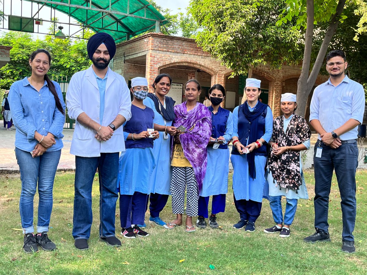 TridentCares's tweet photo. We're proud to share snapshots from the ongoing three-month-long drive to combat #IronDeficiency & #Anemia organized by #TridentFoundation. The event attracted over 1200 young girls from all over #MadhyaPradesh & Punjab who whole-heartedly took part and benefitted from the drive. https://t.co/aMWJyZff5p
