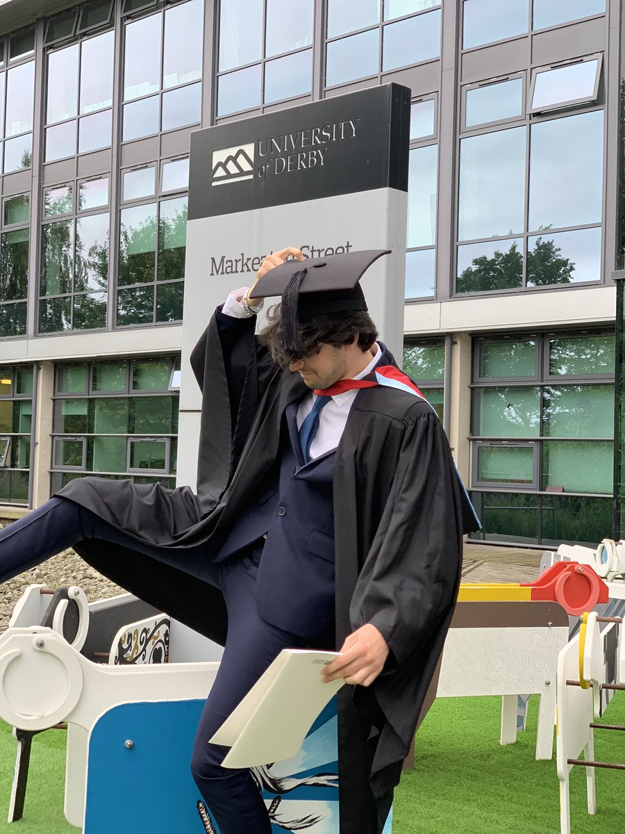 andreisnyte's tweet photo. Proud to announce that I graduated with a First Class Honours from the University of Derby taking Computer Modelling and Animation! #alumni #graduation #3dartist #unigrad #firstclass #university https://t.co/qxoMbOzSyR