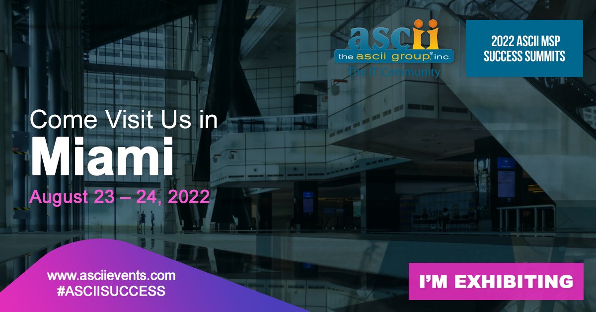 Bizzity_co's tweet photo. Last chance to register for the Miami ASCII 2022 Success Summit in Miami this Tuesday and Wednesday!
Register using the code BIZZITY for a free VIP pass worth over $1800!
#Bizzity #LetsGetBizzity #WeClickSaaS #ASCIISUCCESS #Redstor #ITProTV #Zyxel https://t.co/FTX2PxCK9O