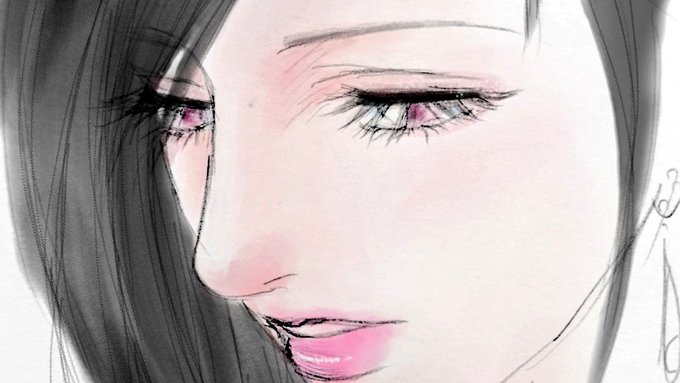 伏し目のtwitterイラスト検索結果