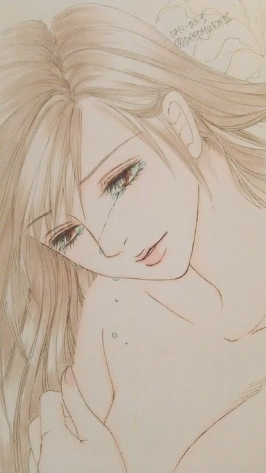伏し目のtwitterイラスト検索結果