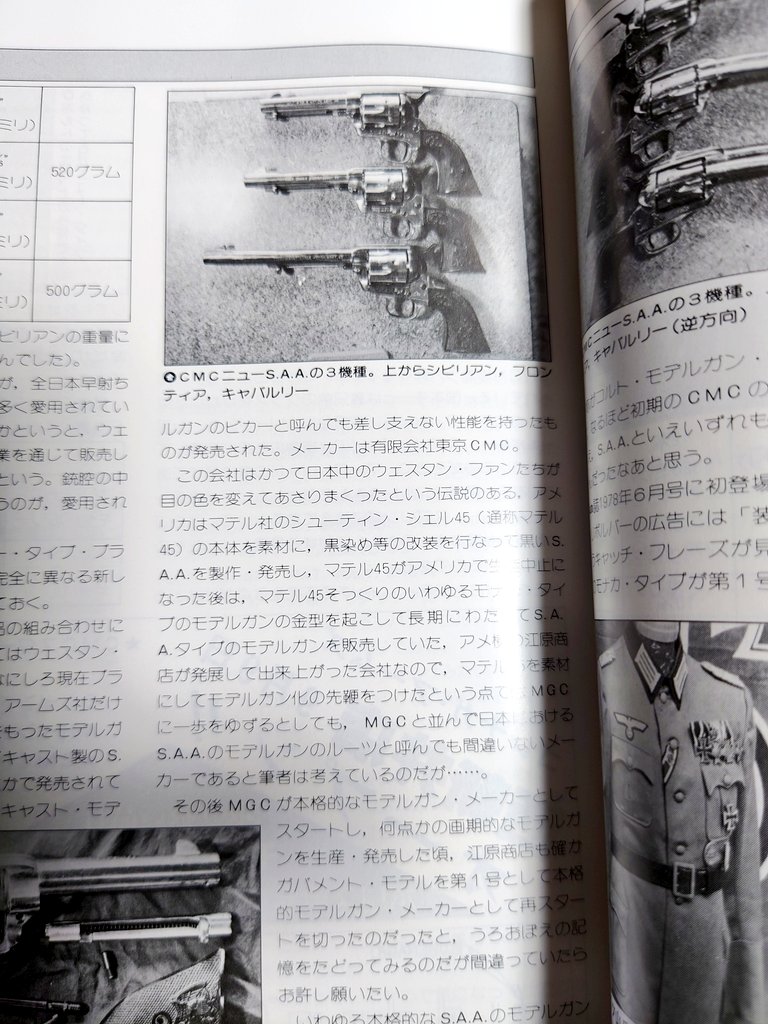久々にヤフオクで古いGUN誌を買ったんだけど、期待してた通りの収録内容で大満足。特筆すべきはイギリスのL85の原型試作銃がコラムが記載されている点じゃなかろうか。後のL85に比べてスリムでカッコいいやん…。
あー、また久々にモデルガン買いたくなったな…。