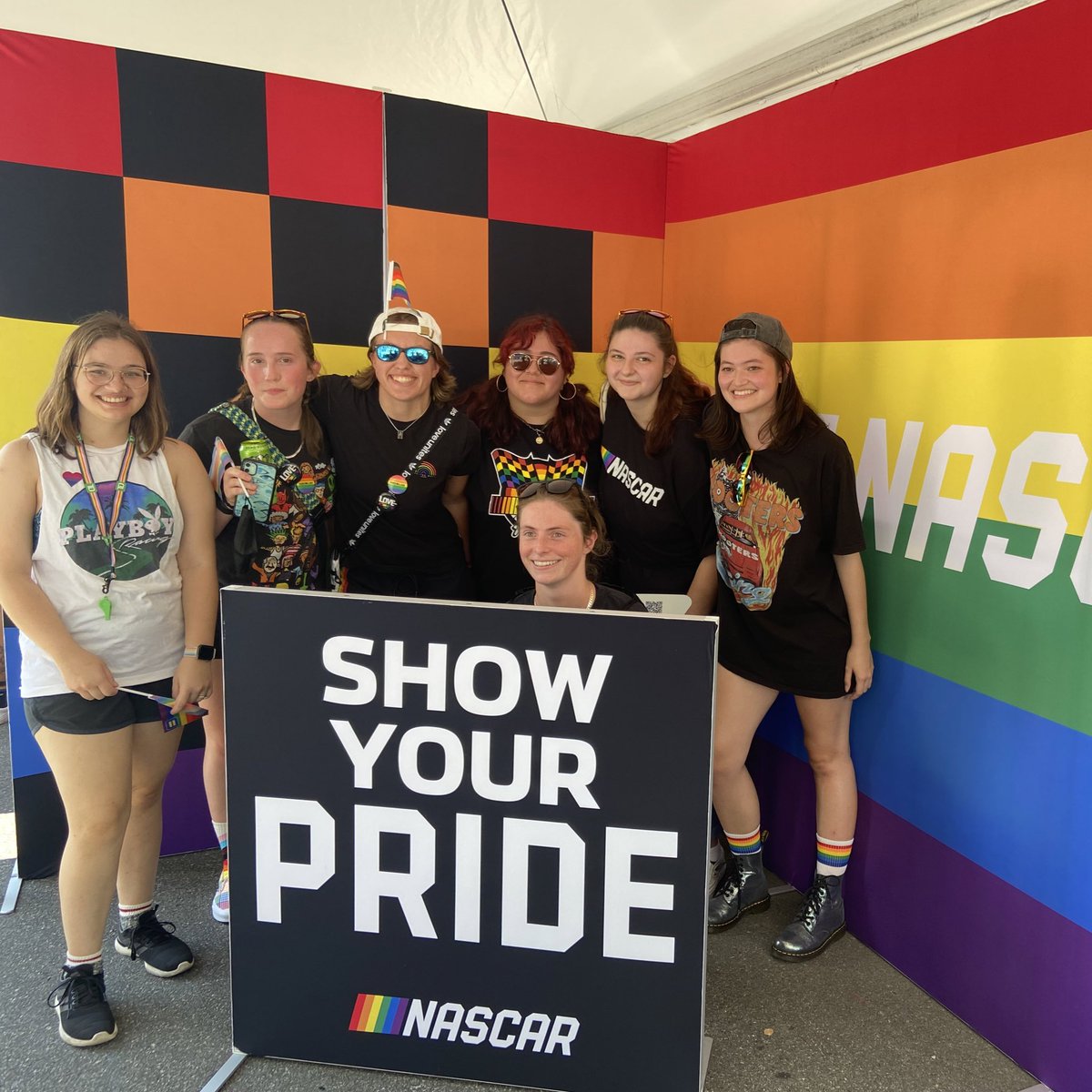 NASCARDiversity's tweet photo. Love Wins.

Thanks for joining NASCAR this weekend @cltpride! https://t.co/I1lMRlse0s