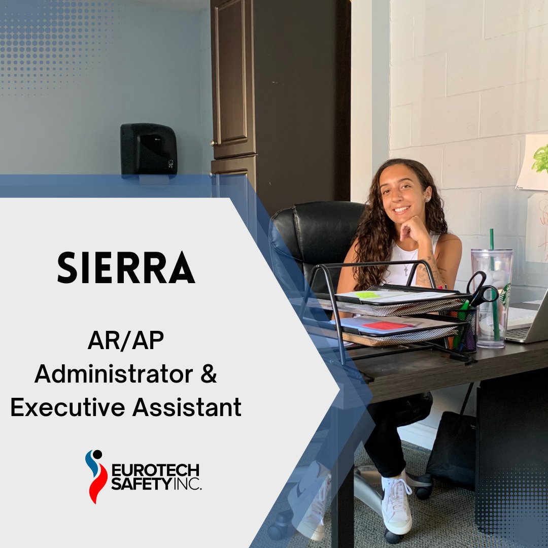 EurotechSafety's tweet photo. This week's team feature is Sierra! 
#TeamMember #WorkLife #OfficeLife #TeamFeature #FireAlarmSafety #FireSafety #FireProtection 

#EurotechSafetyInc https://t.co/Mfzfg7sWR8