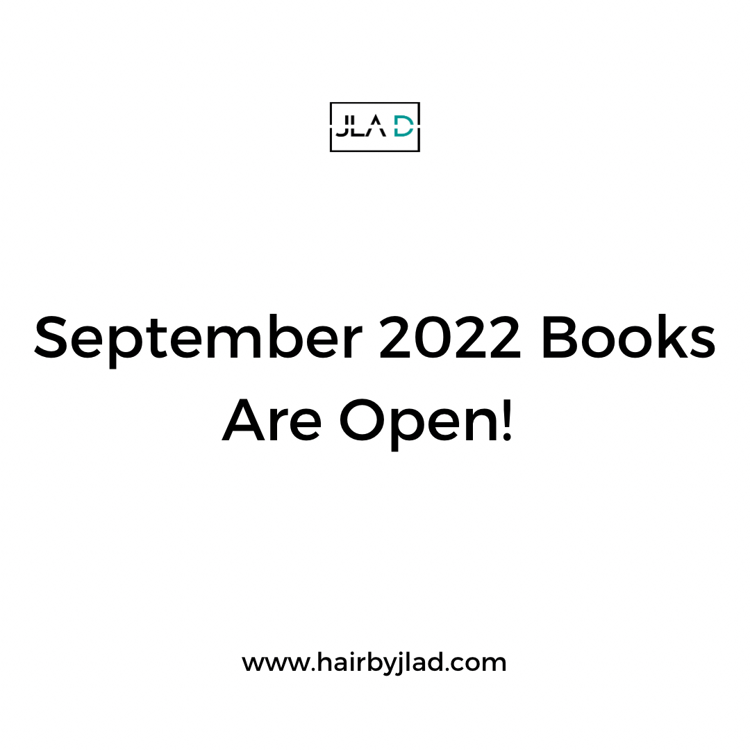 jla_d's tweet photo. September’s calendar is officially open! Online booking takes priority 😊 please schedule accordingly! https://t.co/gkfGAXyeos