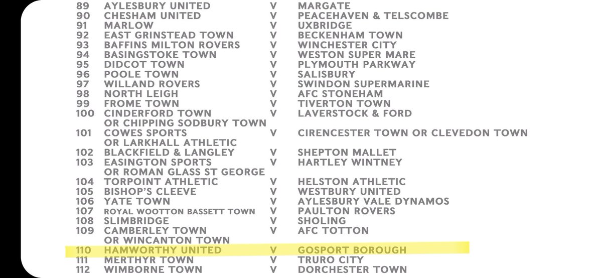 FA Cup first qualifying round, <a href="/GosportBFC/">Gosport Borough FC</a> away at Hamworthy, start of an awesome cup run, I can feel it in my bones 😀