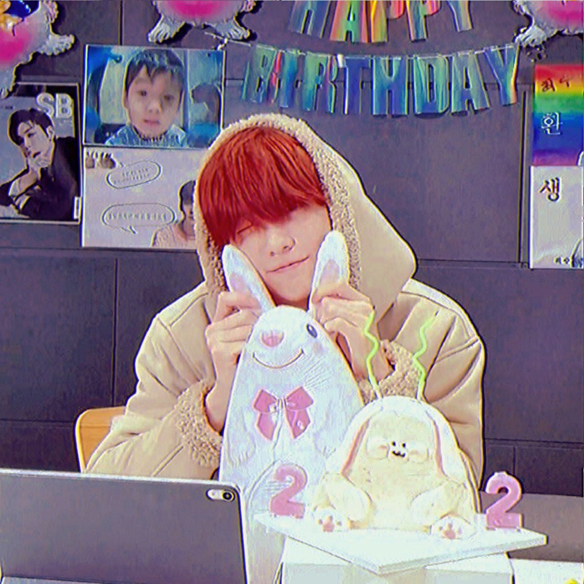 moomin &amp; bunny .. 🎂