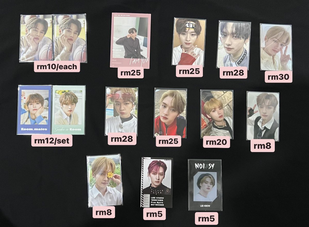 ssoftiestan's tweet photo. WTS ‼️need to clear all 🥲
📌 all prices are exc postage + negotiable 
@pasarSKZ @SKZMarketMY @pasarstraykids 
#pasarstraykids #pasarSKZ #skzmarketmy https://t.co/N8FOcDWml9