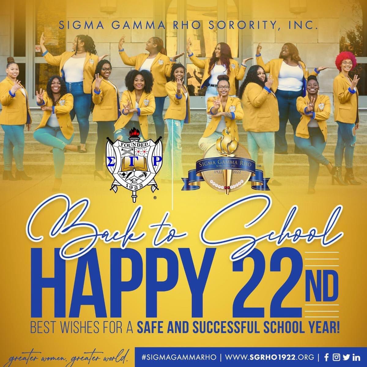 sgrhozts's tweet photo. “Education is the most powerful weapon which you can use to change the world.” – Nelson Mandela 

On this 22nd day of August, we would like to highlight ALL Educators who are making an impact! 💙💛

#SigmaGammaRho #SGRho #SGRho100 #Greater #GreaterWomenGreaterWorld https://t.co/jyKGRikVbG