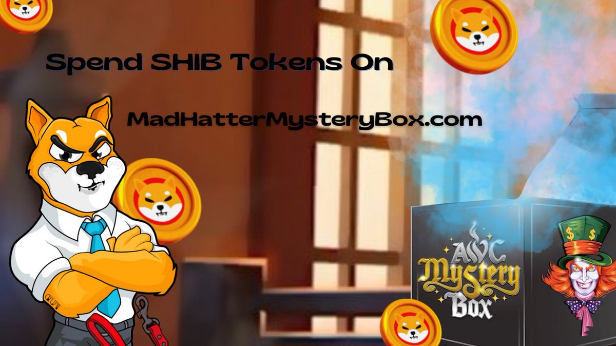 Active World Club (@awc_theclub) on Twitter photo The Mad Hatter Mystery Box is now accepting $SHIB as a payment method so come spend your tokens on madhattermysterybox.com!
<a href="/AWC_TheClub/">Active World Club</a> $LEASH $BONE #SHIBOSHIS #SHIBArmy #ShopWithCrypto #SpendYourCrypto #WOOF The Mad Hatter Mystery Box is now accepting $SHIB as a payment method so come spend your tokens on madhattermysterybox.com!
<a href="/AWC_TheClub/">Active World Club</a> $LEASH $BONE #SHIBOSHIS #SHIBArmy #ShopWithCrypto #SpendYourCrypto #WOOF
