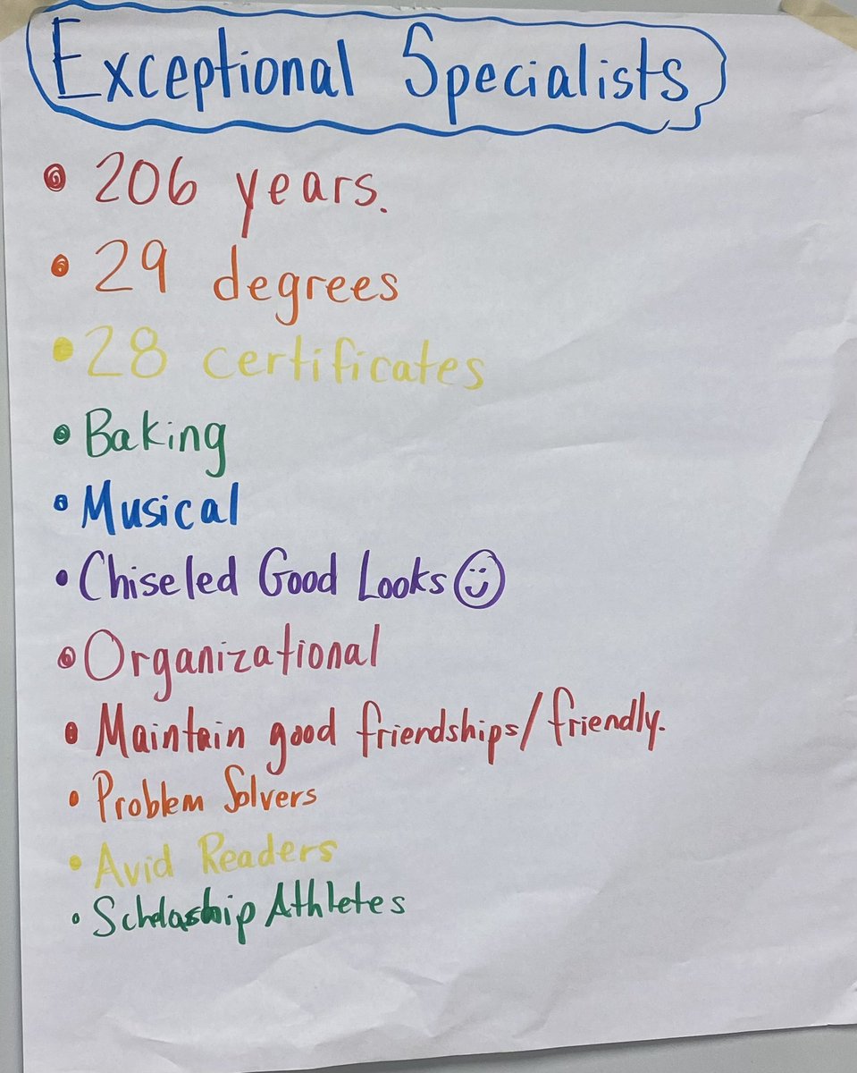 MrsHirschfeld's tweet photo. @NorthviewES created collective resumes this morning! Impressive! https://t.co/dpW9KMHsGs