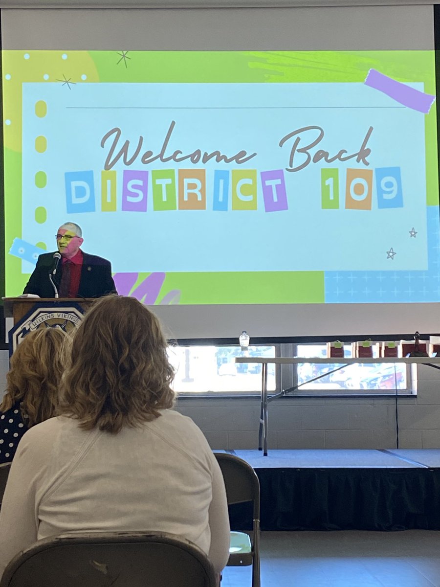 And we’re back! Moving closer to a normal school year!!!! Let the 2022-2023 school year begin!  #d109pride
