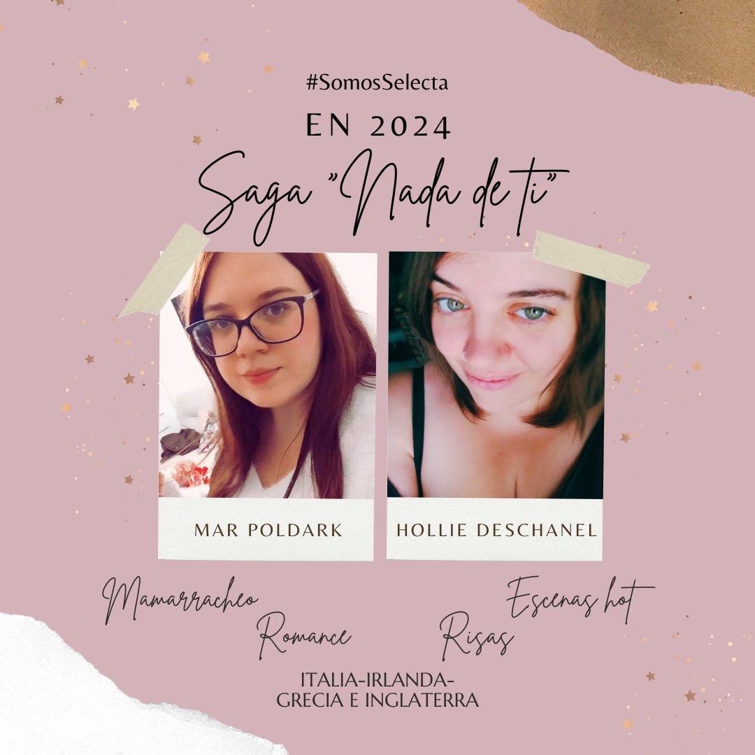 UroborosQueen's tweet photo. ¿Recordáis que llevamos calentando motores desde hace un tiempo?

🎉¡Notición!🎉

@holliedeschanel y yo vamos a escribir una saga de cuatro libros de la mano de #SomosSelecta ❤️

#NadaDeTi viene repleta de viajes, mamarracheo, locuras y muchas risas 😌

¿Hay ganillas? https://t.co/AYkiwNfPPK