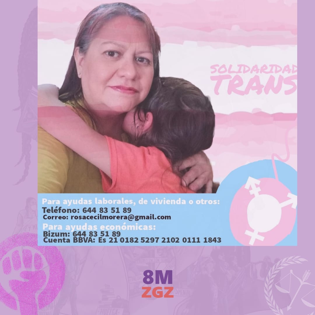 8_mzgz's tweet photo. ‼️📣Vivo en un pueblo de Calatayud, y mi hija sufre acoso por ser una niña trans. Yo soy madre soltera, precaria y migrante. No tengo ayudas para alternativa habitacional.
Queremos ir a un lugar seguro. Cualquier ayuda será agradecida.
#SolidaridadConRosa #SolidaridadTrans https://t.co/zBeRYTEc5Q