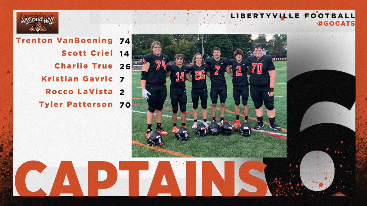 Congratulations to our captains for the 2022 season. We could not ask for a better group of men with great character.