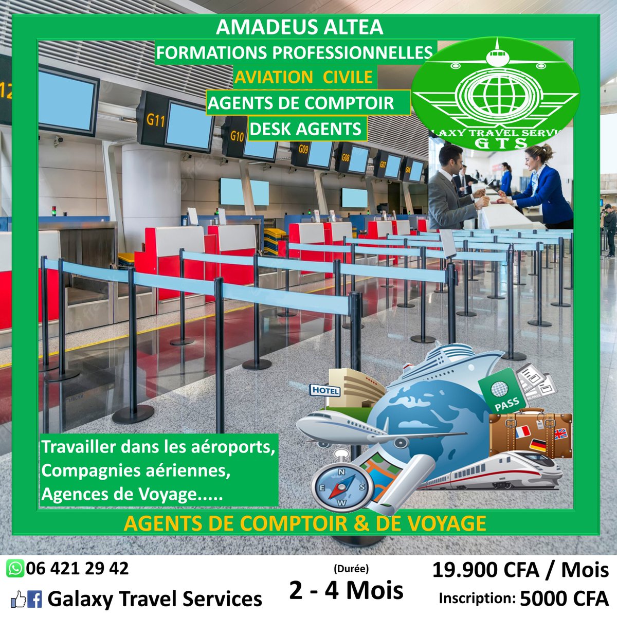 G24News6's tweet photo. 🟩📢 Code Vert
Agents de Comptoir//Desk Agents
+242 06 421 29 42 https://t.co/lRz3OcMxLq