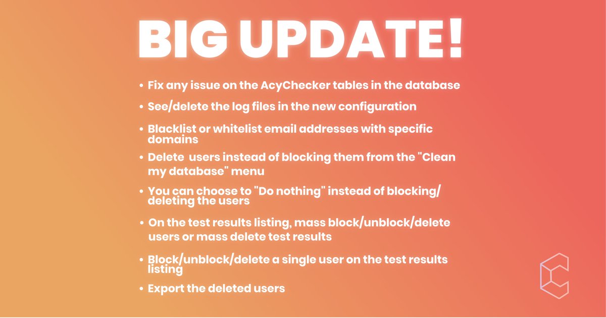 acychecker's tweet photo. https://t.co/D7K2big6tq