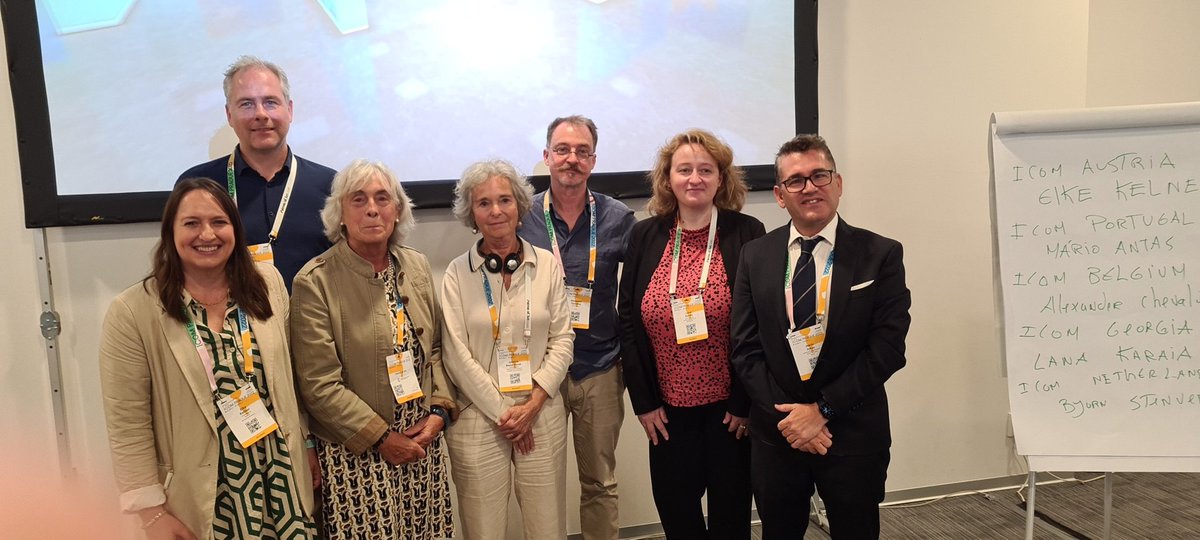 And the new ICOM board members: elke Kellner @ElkeKellner1 , Mario Antas ICOM Portugal, Alexandre Chevalier <a href="/ICOMBelgiqueWB/">ICOM Belgique WB</a> <a href="/icomvlaanderen/">ICOM Belgium Flanders</a>, Lana Karaia ICOM Georgia &amp; Bjorn Stenvers <a href="/ICOMNederland/">ICOM Nederland</a> . Congrats !