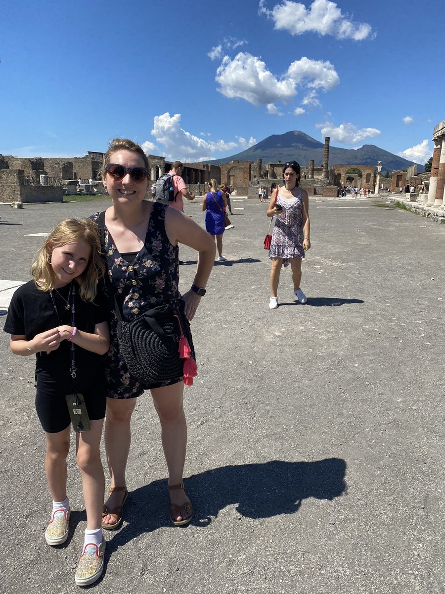 SafeSuburban's tweet photo. Searching for the origins of the cassette tape at Pompeii today. #holiday #smug #sorrynotsorry https://t.co/8KXdIPYYqG