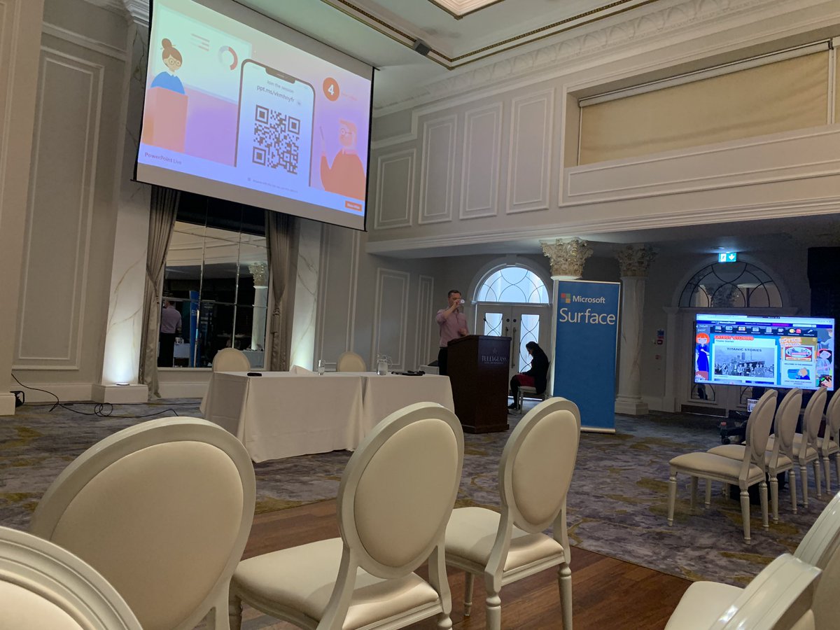 MrShawBHS's tweet photo. Nice to be at the @MSEducationUK and  @C2k_info @Ed_Authority roadshow on our new Surface Pro Devices. Some great info and tips. @BallyclareHigh https://t.co/LdbM3tlEN7