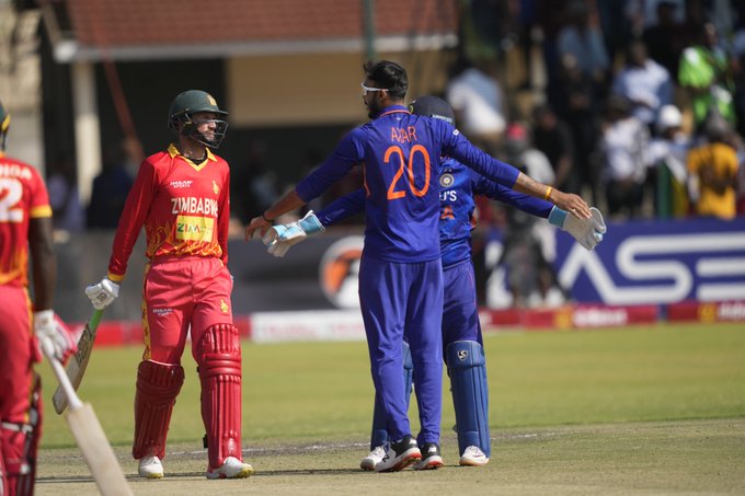 Axar Patel Picks Up His Second Wicket as Regis Chakabva is Caught & Bowled. Zimbabwe ... - Latest Tweet by BCCI | 🏆 LatestLY